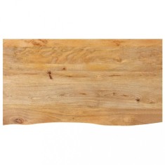 vidaXL Blat de masă contur organic 120x60x2,5 cm, lemn masiv de pin 370456