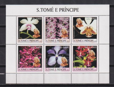 S. TOME E PRINCIPE FLORI 2003 MI. KB. 2043-2048 MNH foto