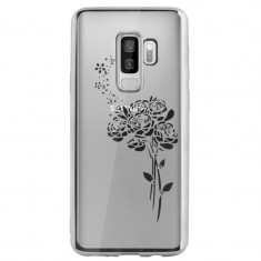 Carcasa Fashion Samsung Galaxy S9 Plus Roses Argintie Beeyo foto