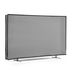 Husa Kwmobile pentru televizor de 19 inch, Gri deschis, Plastic, KWM000024XA002C foto