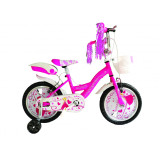Bicicleta Copii Vision Princesse Culoare Roz Roata 16&quot; otelPB Cod:201616000008