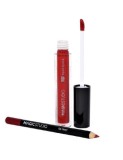 Cumpara ieftin Set Perfect Lips ruj lichid mat si creion contur Nr.3 Rosu