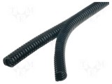 Tub de protecție HELLERMANNTYTON 11 poliamidă neagră -40&divide;110&deg;C