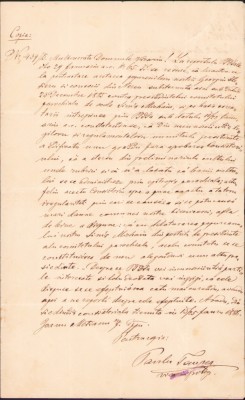 A2538N Copie olografă de epocă, 1886, după decizie episcop Ioan Mețianu foto