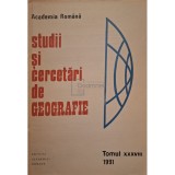 Victor Tufescu - Studii si cercetari de geografie, vol. 38 (Editia: 1991)