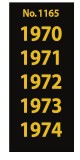 Sticker autoadeziv anii 1970-1974 - Signetten SAFE No. 1165