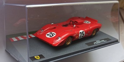 Macheta Ferrari 312P 2nd Sebring 1969 - Bburago/Altaya 1/43 foto