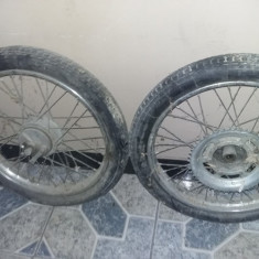 ROTI COMPLETE bicicleta, motocicleta/motoreta/moped/scuter Vechi JAWA,T.GRATUIT