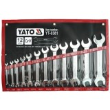 Yato YT-0381 - Set 12 chei fixe 6-32 mm chei duble