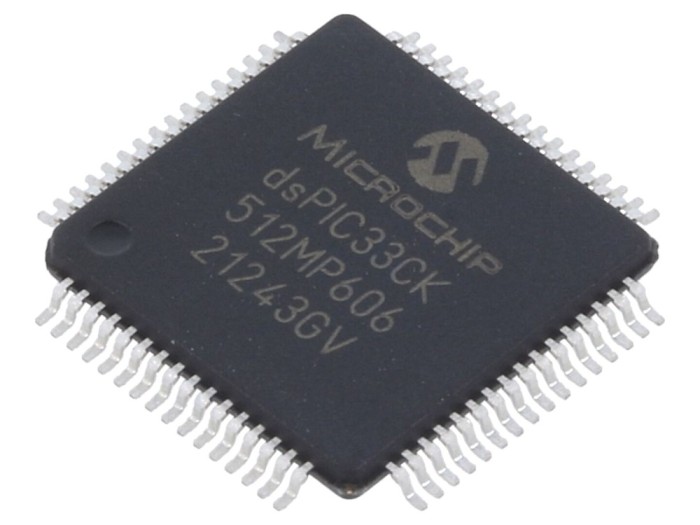 Microcontroler dsPIC 512kB SRAM TQFP64