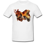 Tricou &quot; Tigru pe motocicleta &quot;