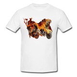Tricou &quot; Tigru pe motocicleta &quot;
