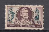 ROMANIA 1956 LP 412 CENTENARUL NASTERII SCULPTORULUI I.GEORGESCU MNH, Nestampilat