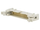 Soclu IDC Tată 26 PIN cu Ejector THT 2,54mm