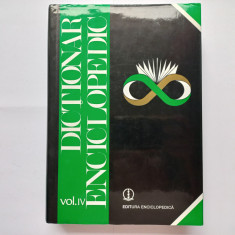 DICTIONAR ENCICLOPEDIC, VOL. IV L- N, BUCUREȘTI, 2001, APROAPE NOU