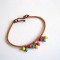 Bratara femei pietre semipretioare howlite si sarma cupru 21240