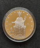 10 Diners &quot;Frederic II on Throne&quot; 1996, Andorra - Proof - A 3441, Europa