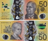!!! AUSTRALIA - 50 DOLARI 2018 - P 65 a - UNC / POLIMER