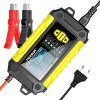 Incarcator și Tester Baterie FOXSUR FTC-1206 2-in-1, 12V/6A &ndash; Redresor Inteligent pentru Baterii Auto si Moto cu Functii Desulfatare, Reparare prin Im