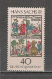 Germania.1976 400 ani moarte H.Sachs-poet MG.373, Nestampilat