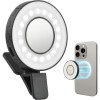 Lampă LED Portabilă 8cm Salestore.ro&reg; &ndash; 2W, Magnet/Clemă, 3 Moduri, Intensitate Reglabilă, Oglindă, Make-up, Poze