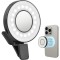 Lampă LED Portabilă 8cm Salestore.ro&reg; &ndash; 2W, Magnet/Clemă, 3 Moduri, Intensitate Reglabilă, Oglindă, Make-up, Poze