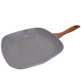 Tigaie Grill Magic Home, 28x28 cm, Antiaderenta, Marmura, Inductie, GartenVIP DiyLine