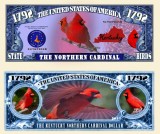 !!! SUA = FANTASY NOTE (TJ6) = KENTUCKY , THE NORTHERN CARDINAL - 2018 - UNC