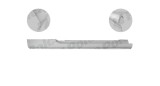 Prag Vw Polo (9n) 10.2001-04.2005, Polo (9n3) 04.2005-08.2009, dreapta, cover; metal galvanizat, cu 3 usi
