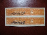MEXIC 1883 5C NEDANTELAT SUPRATIPAR PERECHE
