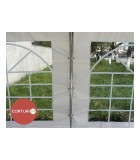 3x8 m Cort Evenimente ECONOMY, PVC alb