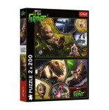 Cumpara ieftin Puzzle Trefl Marvel - Eu sunt Groot, 2 x 200 piese