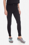 Alpha Industries leggins din bumbac culoarea negru, uni 136050.03-black