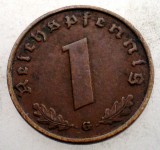 2.446 GERMANIA 1 REICHSPFENNIG 1937 G, Europa, Bronz