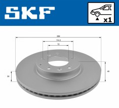 SKF VKBD 80218 V1 Disc frana foto