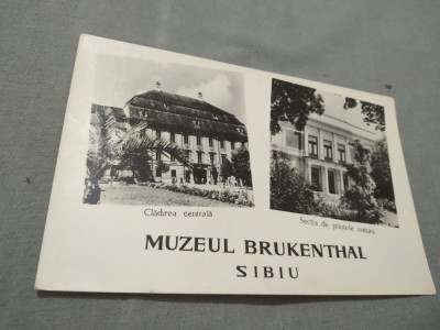 CARTE POSTALA MUZEUL BRUKENTHAL-SIBIU NECIRCULATA foto