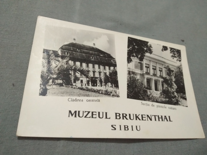 CARTE POSTALA MUZEUL BRUKENTHAL-SIBIU NECIRCULATA