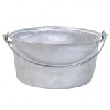 Ceaun tuci aluminiu alimentar 45L fund drept Zilan EXT 7239