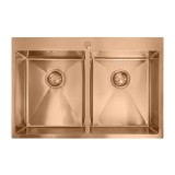 Chiuvetă inox Joel BRUSH COPPER