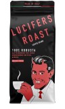 Cumpara ieftin Cafea Boabe LUCIFERS ROAST 1 Kg, 100% Robusta, Extra Strong Espresso, Prajire Dark Roast, Aciditate Redusa, Compatibila Espressor Automat si Portafilt