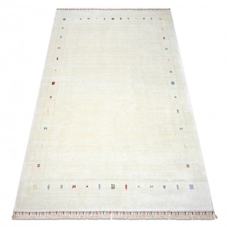 HERIZ A0987C covor Cadru cremă - fire de bambus, exclusivist, stilat, 170x240 cm