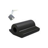 Protecție din cauciuc pentru &icirc;ncălțăminte de motocicletă - antiderapantă - neagră - lățime 39 mm și diametru intern