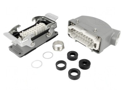 Conector HDC Tată-Mamă 16B 16 PIN foto