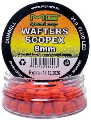 Wafters MG Dumbell Scopex Led, 8mm, 25g foto