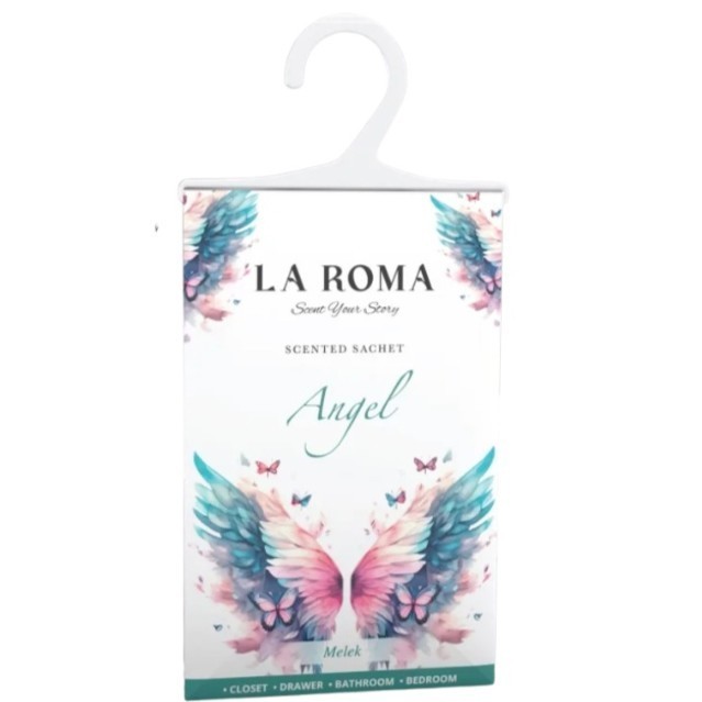 Odorizant pentru dulap La Roma , Angel, Aroma Luminoasa si Rafinata pentru Haine Proaspat Parfumate, Inspirata din Eleganta Parfumeriei Italiene