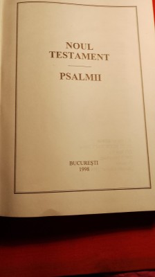Noul testament,psalmii. / 0192 foto