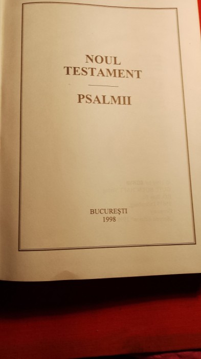 Noul testament,psalmii. / 0192