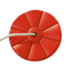 Leagan rotund din plastic PP rosu foto
