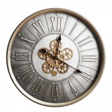 Ceas de perete metal cifre romane 60cm