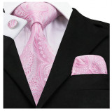 Set cravata + batista + butoni - matase - model 243